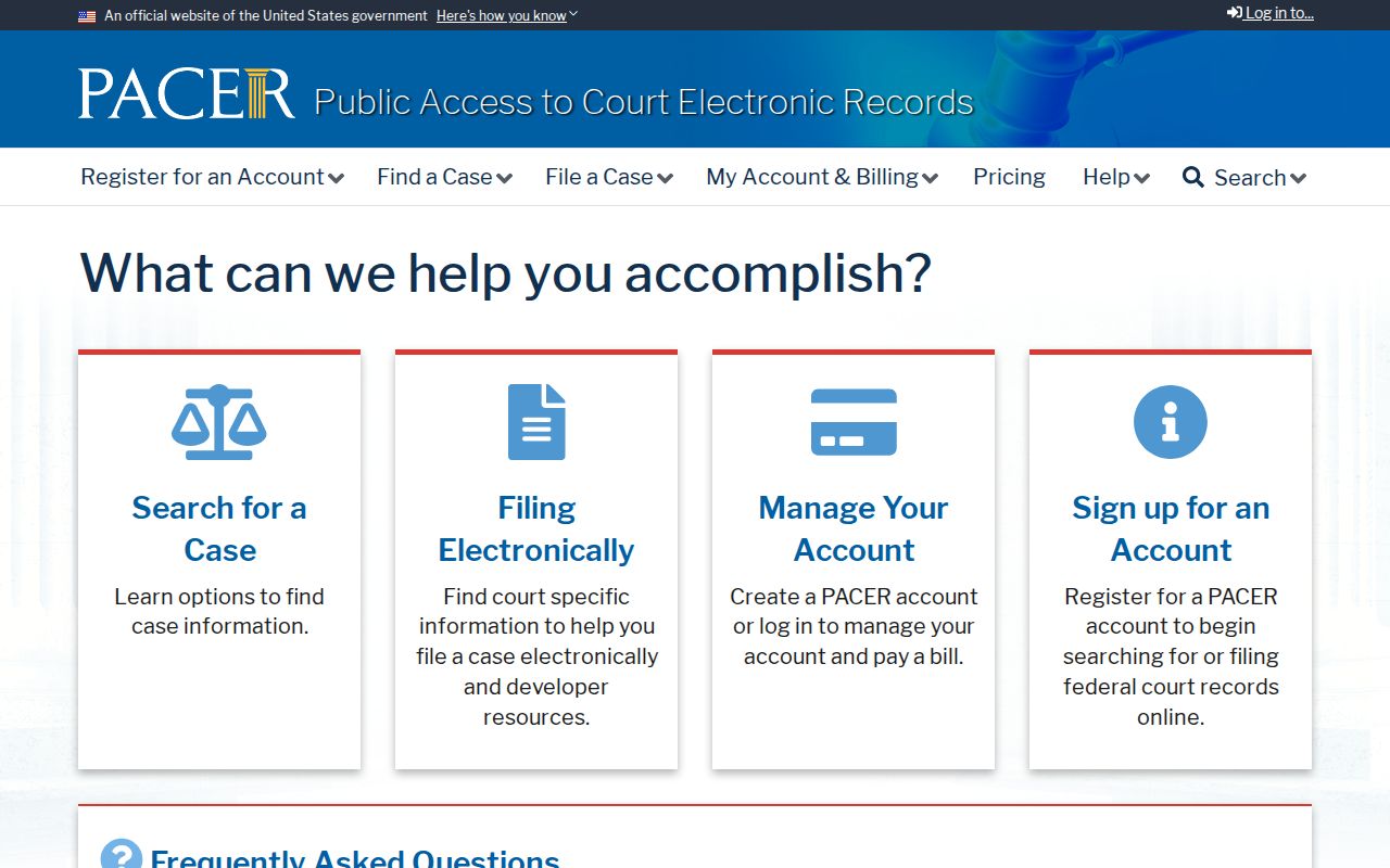 PACER federal criminal case access for Lassen County matters